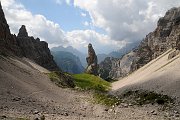 2012.07.07 - Z Rifugio Pordenone pres Val Montanaia, Bivak Perugini do Rifugio Padova